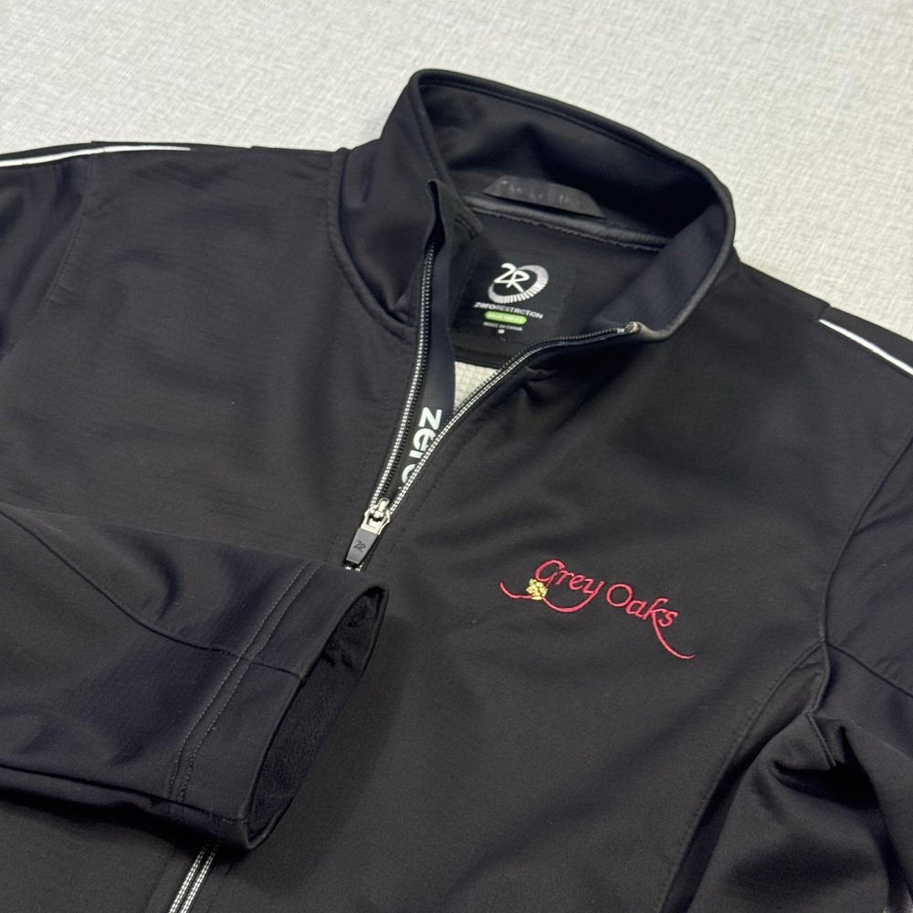 Zero Restriction Tour Series Insulated Golf Jacket Womens Small Black Full Zip